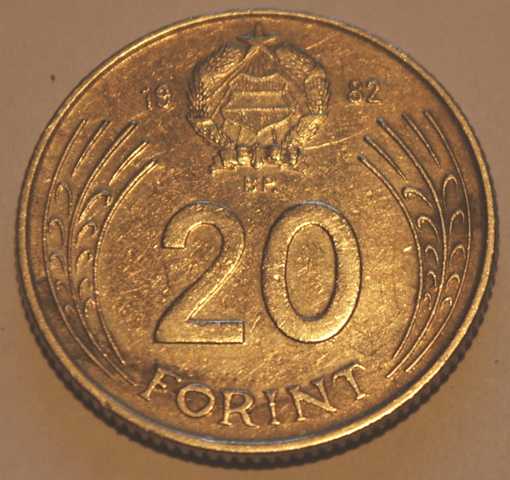 20 Forint - 1982 BP monnaies monde hongrie 20 forint 1982 bp