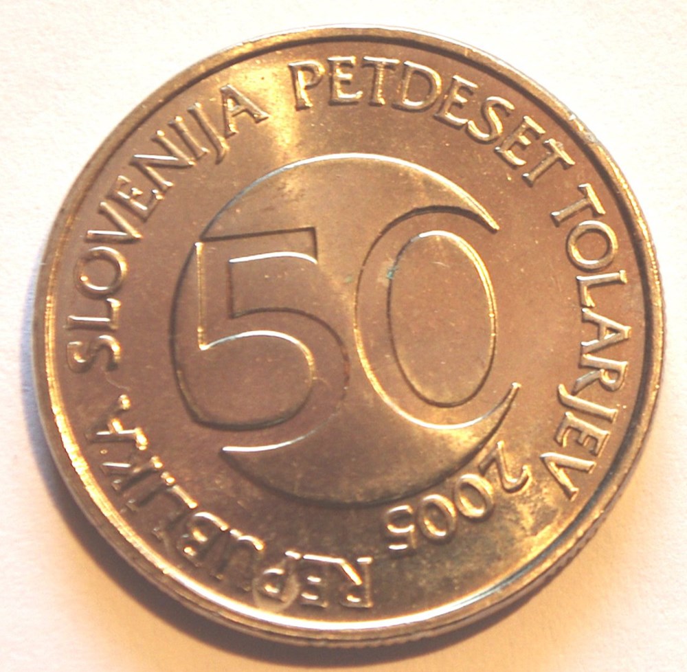 50 Tolarjev - 2005 monnaies monde slovenie 50 tolarjev 2005