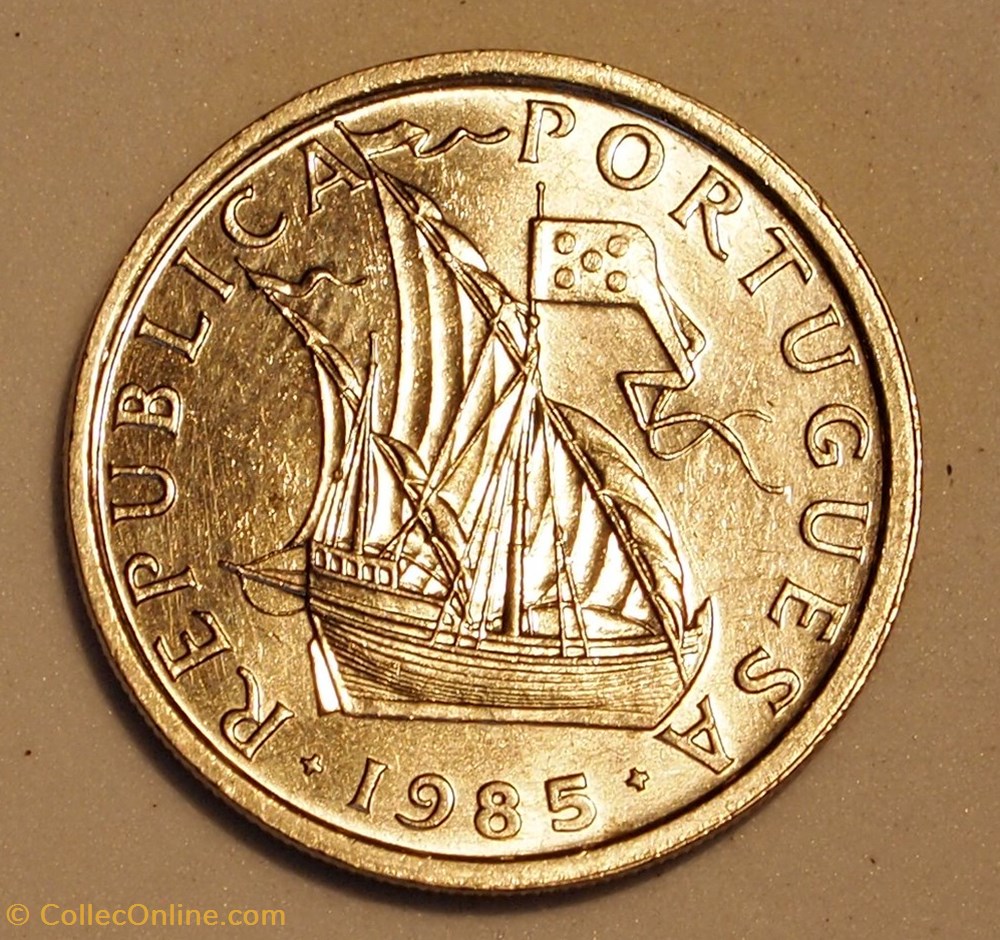 5 Escudos - 1985 monnaie monde portugal 5 escudos 1985