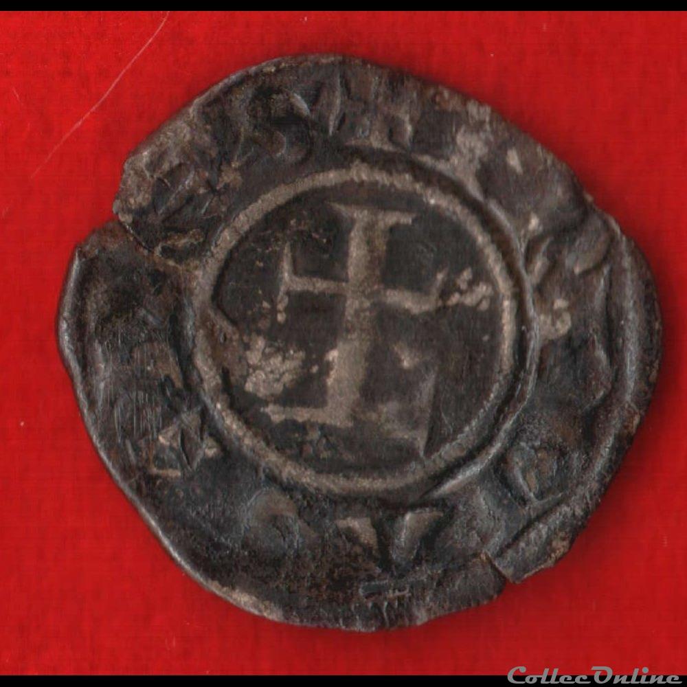 monnaies europe medievale france feodales archeveche de lyon xiiieme denier