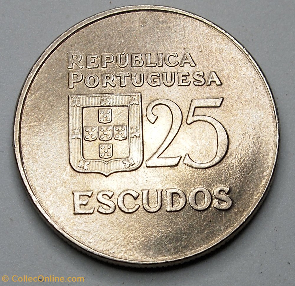 25 Escudos - 1977 monnaies monde portugal 25 escudos 1977