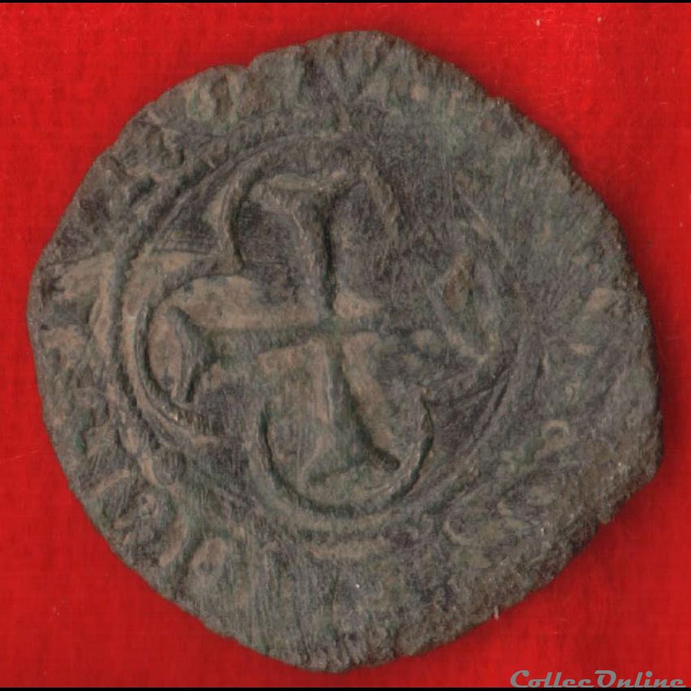 Denier tournois - 1515-1538 - monnaies europe medievale a france royales denier tournois 1515 1538