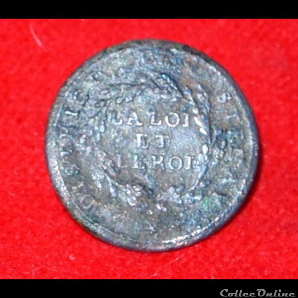 vetement et accessoire bouton militaire stenay 1789 1790