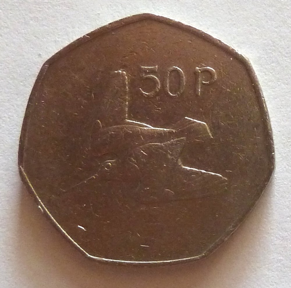 monnaies monde irlande 50 pence 1981