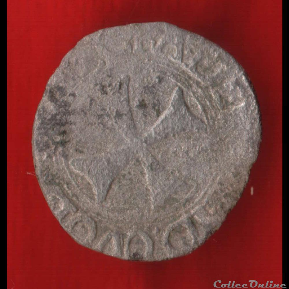 monnaies europe medievale france feodales royaume de navarre 1541 1555 liard