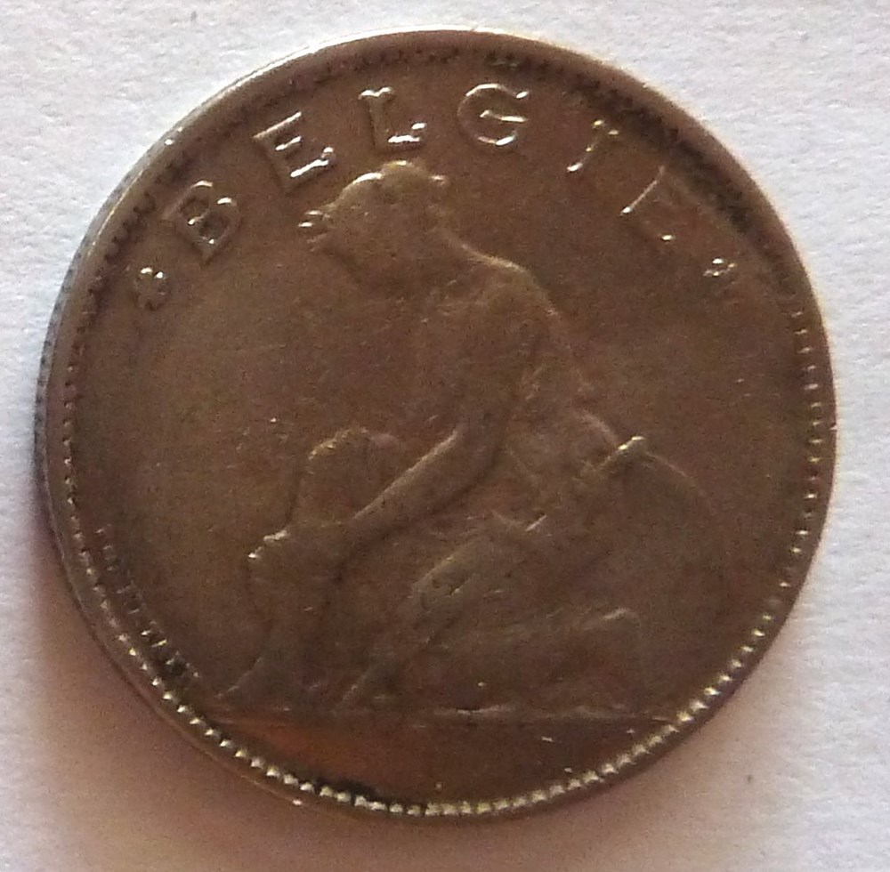 1 Franc - 1922 monnaies monde belgique 1 franc 1922