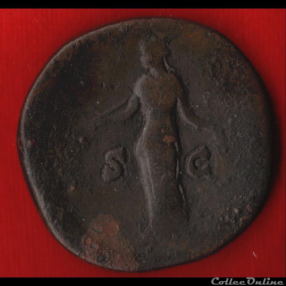 monnaies antiques romaines imperiales et republicaines faustine sesterce venus