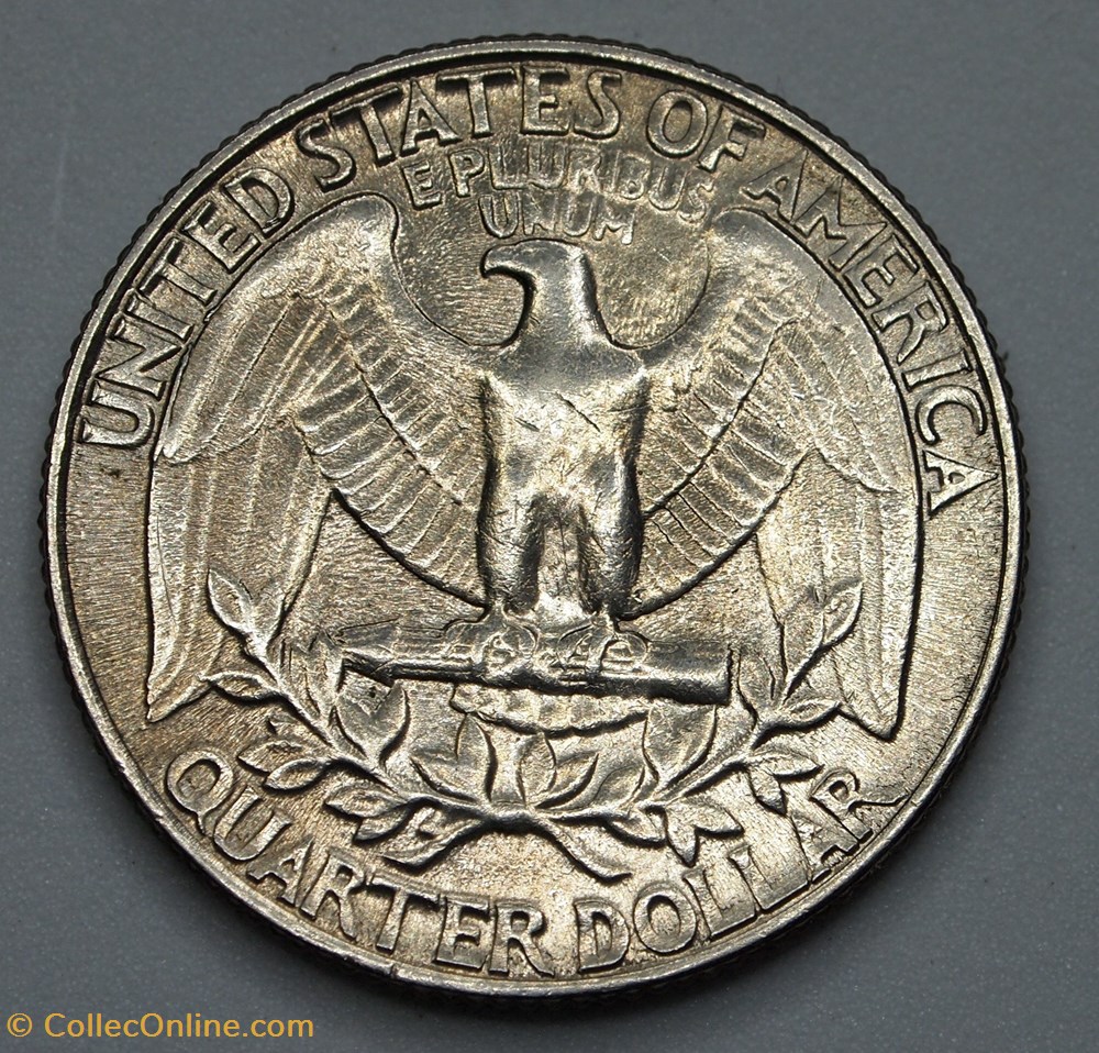 monnaie monde etat uni 1 4 dollar 25 cents 1989 p