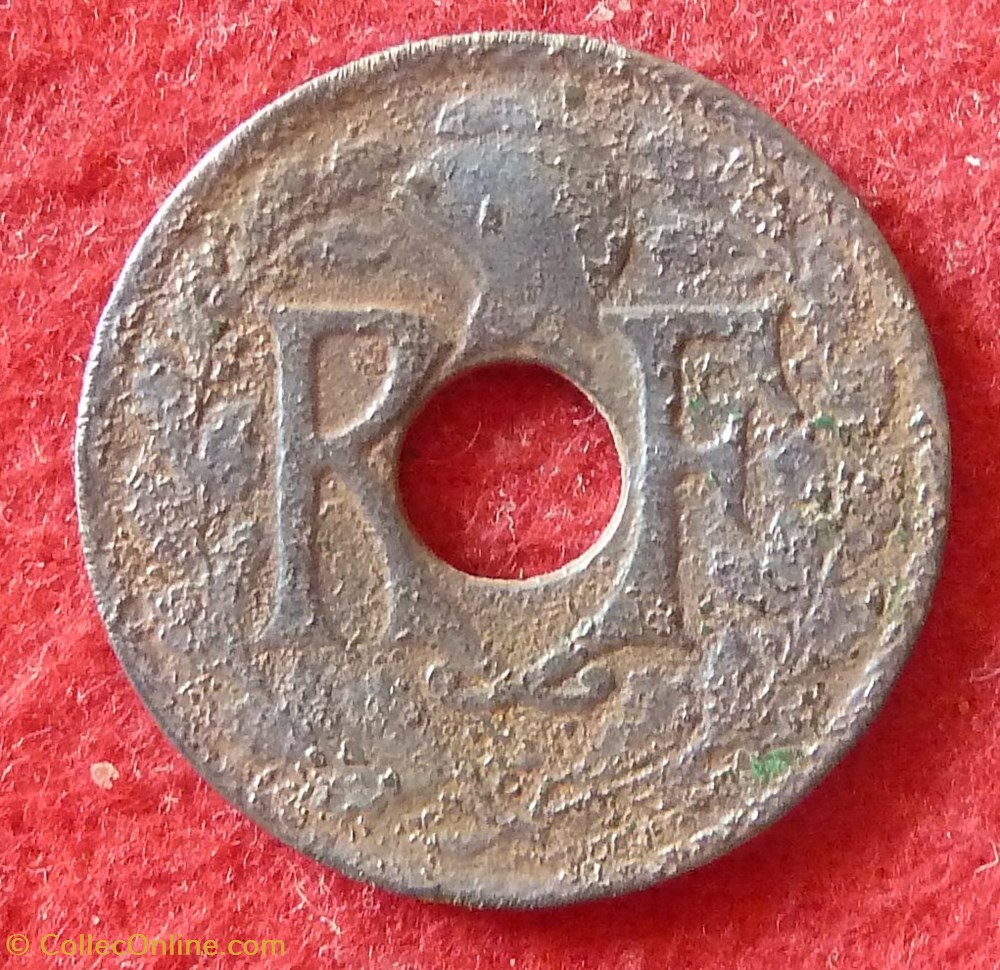 Lindauer - 25 Centimes - 1921 monnaies monde france lindauer 25 centimes 1921