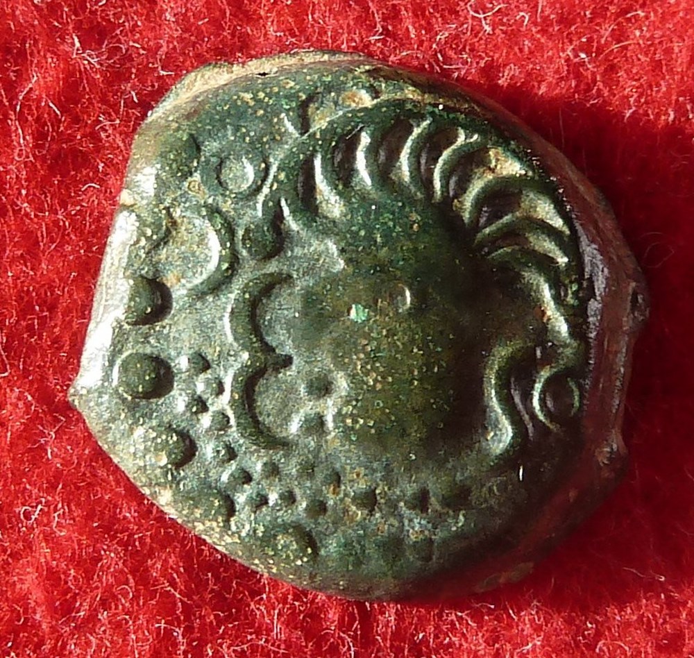 Meldes - Bronze à l’aigle et au sanglier, classe I monnaies antiques celtes meldes bronze a l aigle et au sanglier classe i