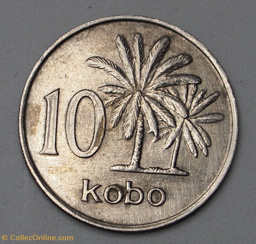 10 Kobo - 1973 monnaies monde nigeria 10 kobo 1973