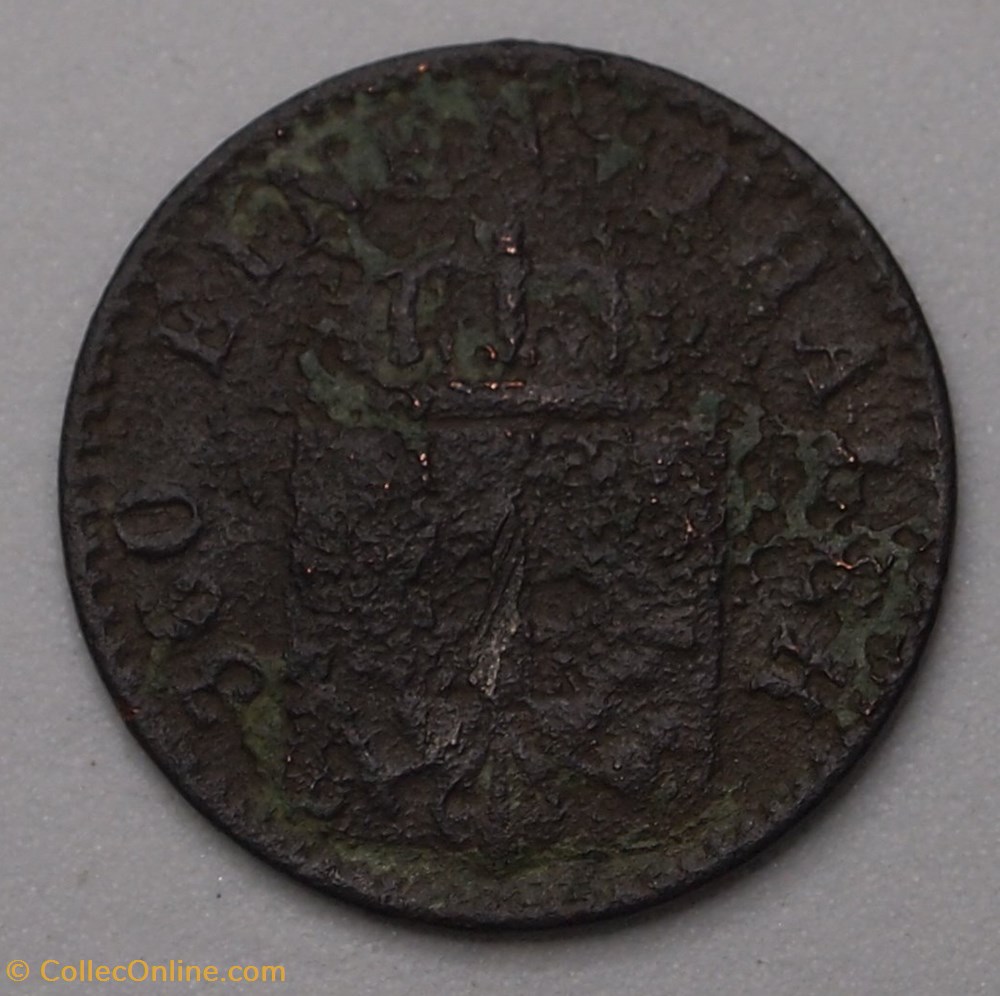 monnaies monde allemagne 1 pfenning 1867 b