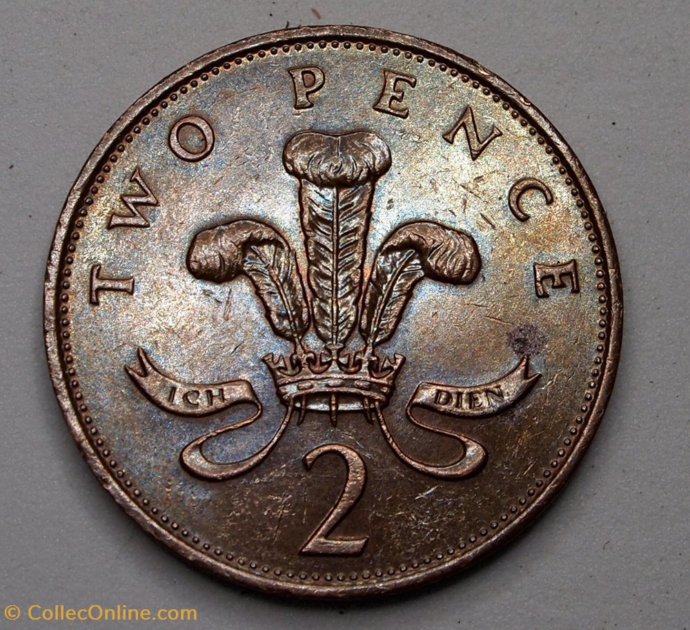 2 Pence - 1989 monnaies monde royaume uni 2 pence 1989