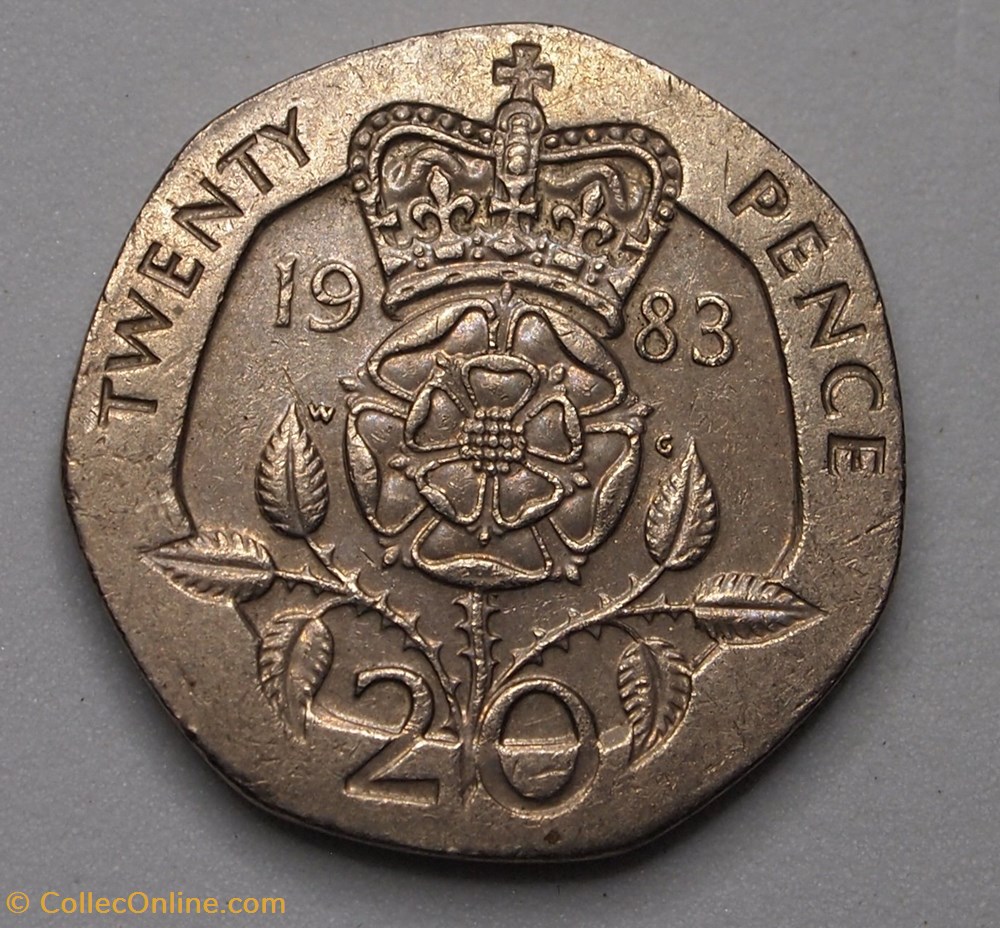 20 Pence - 1983 monnaies monde royaume uni 20 pence 1983