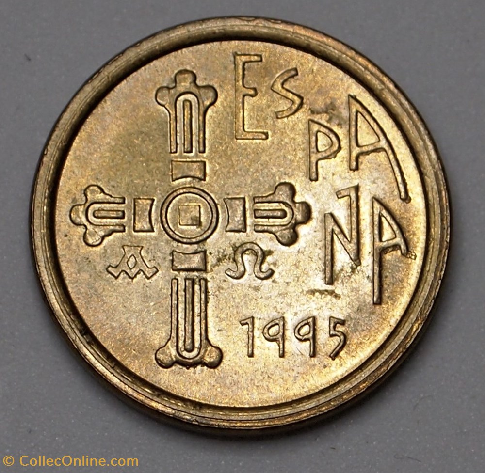 5 Pesetas - 1995 monnaies monde espagne 5 pesetas 1995