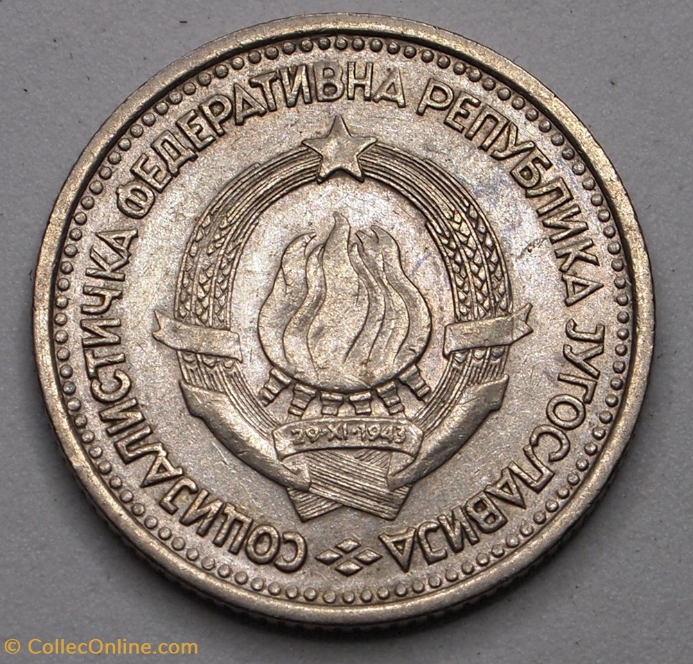1 Dinar - 1965 monnaies monde yougoslavie 1 dinar 1965