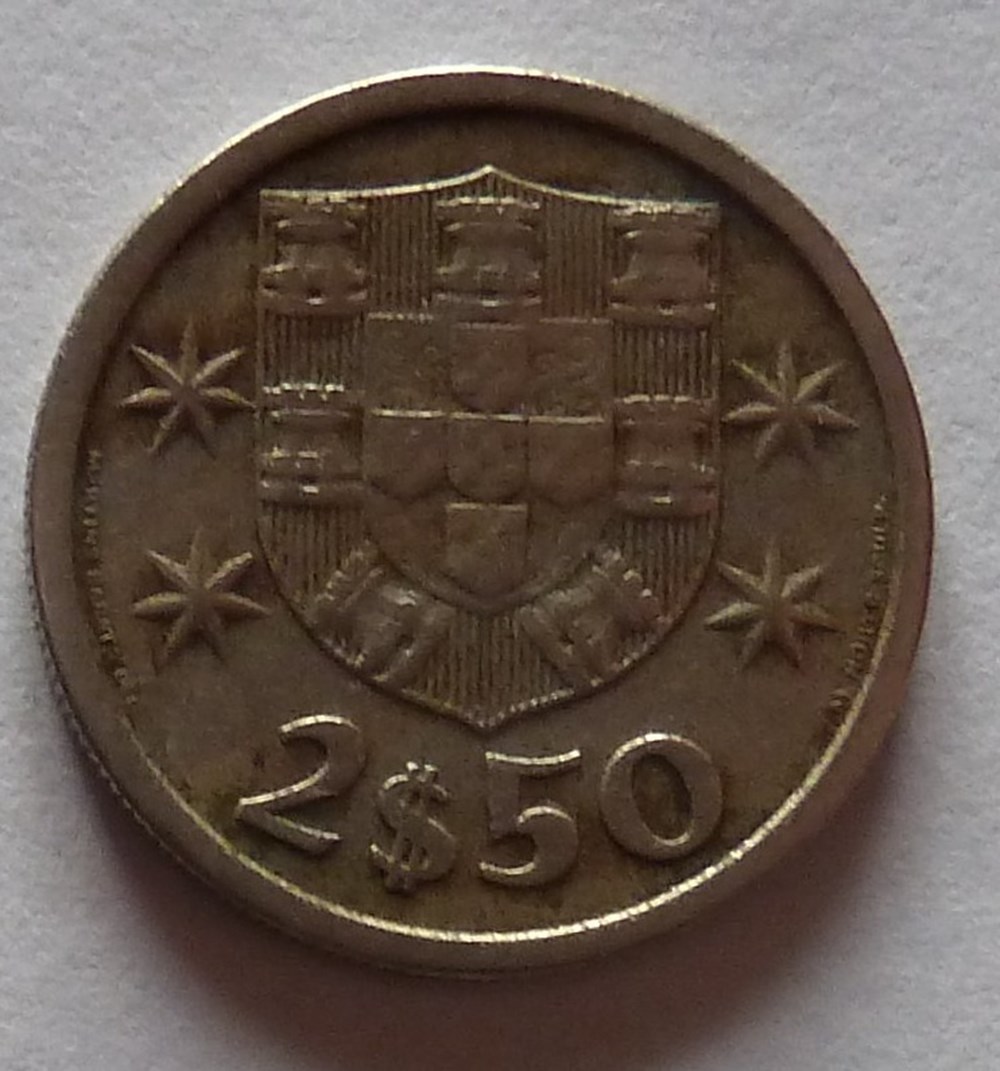 2 1/2 Escudos - 1964 monnaies monde portugal 2 1 2 escudos 1964