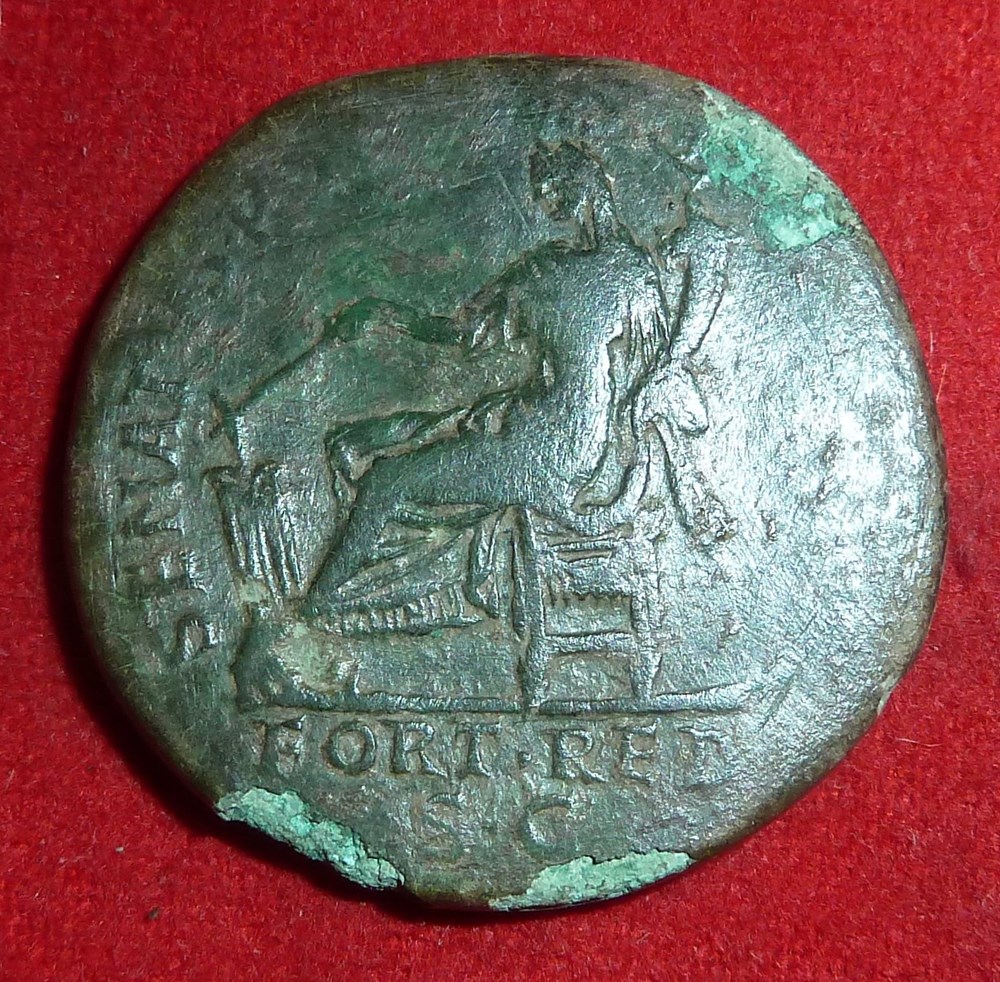 Trajan - Sesterce - La fortune monnaies antiques romaines imperiales et republicaines trajan sesterce la fortune