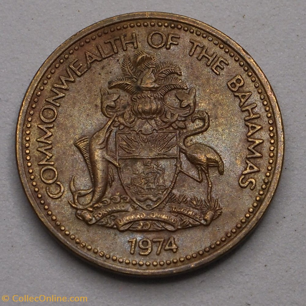 1 Cent - 1974 monnaies monde bahamas 1 cent 1974