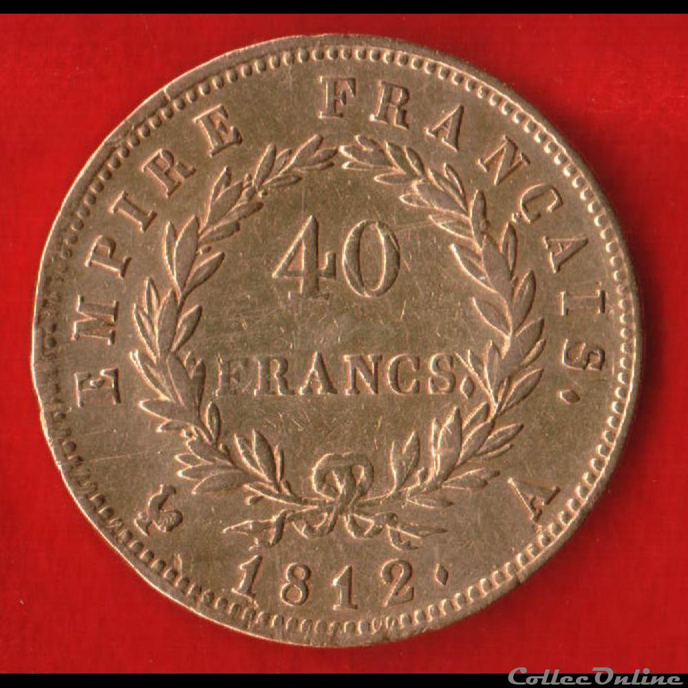 40 Francs or - 1812 - Paris monnaies monde france 40 francs or 1812 paris