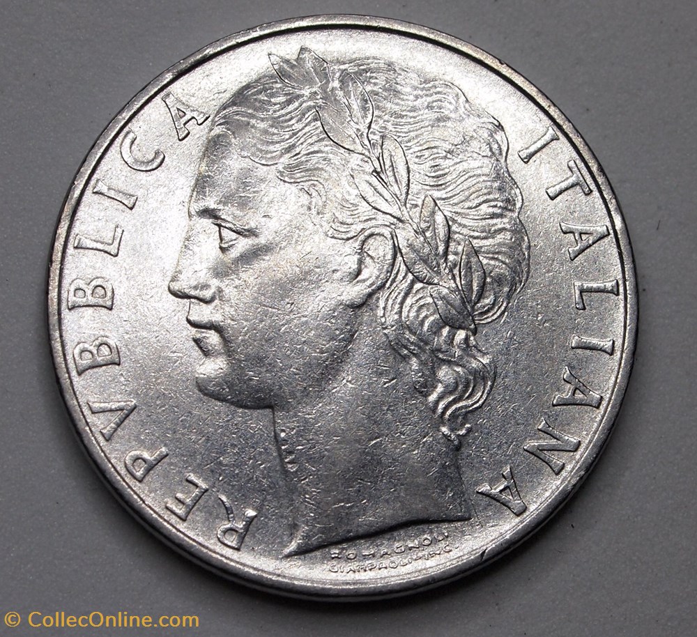 100 Lires - 1967 R monnaies monde italie 100 lires 1967 r