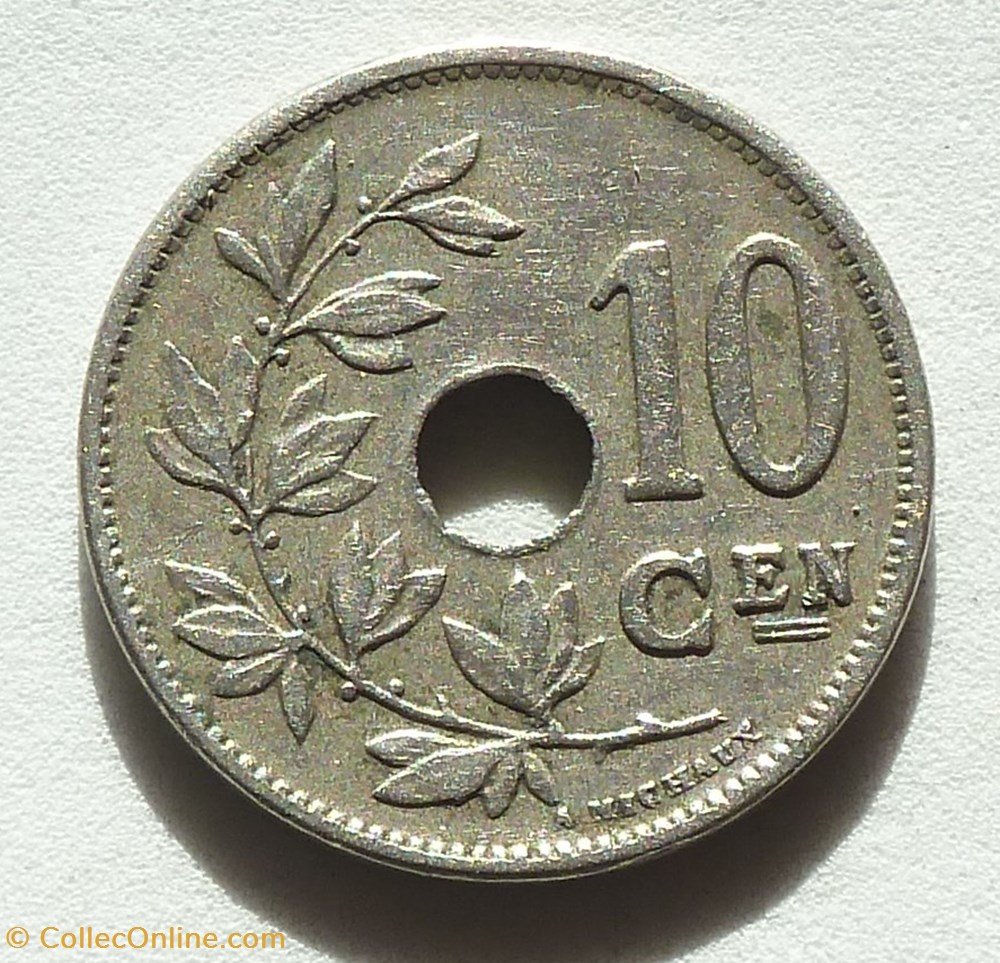 10 Centimes - 1920 monnaies monde belgique 10 centimes 1920