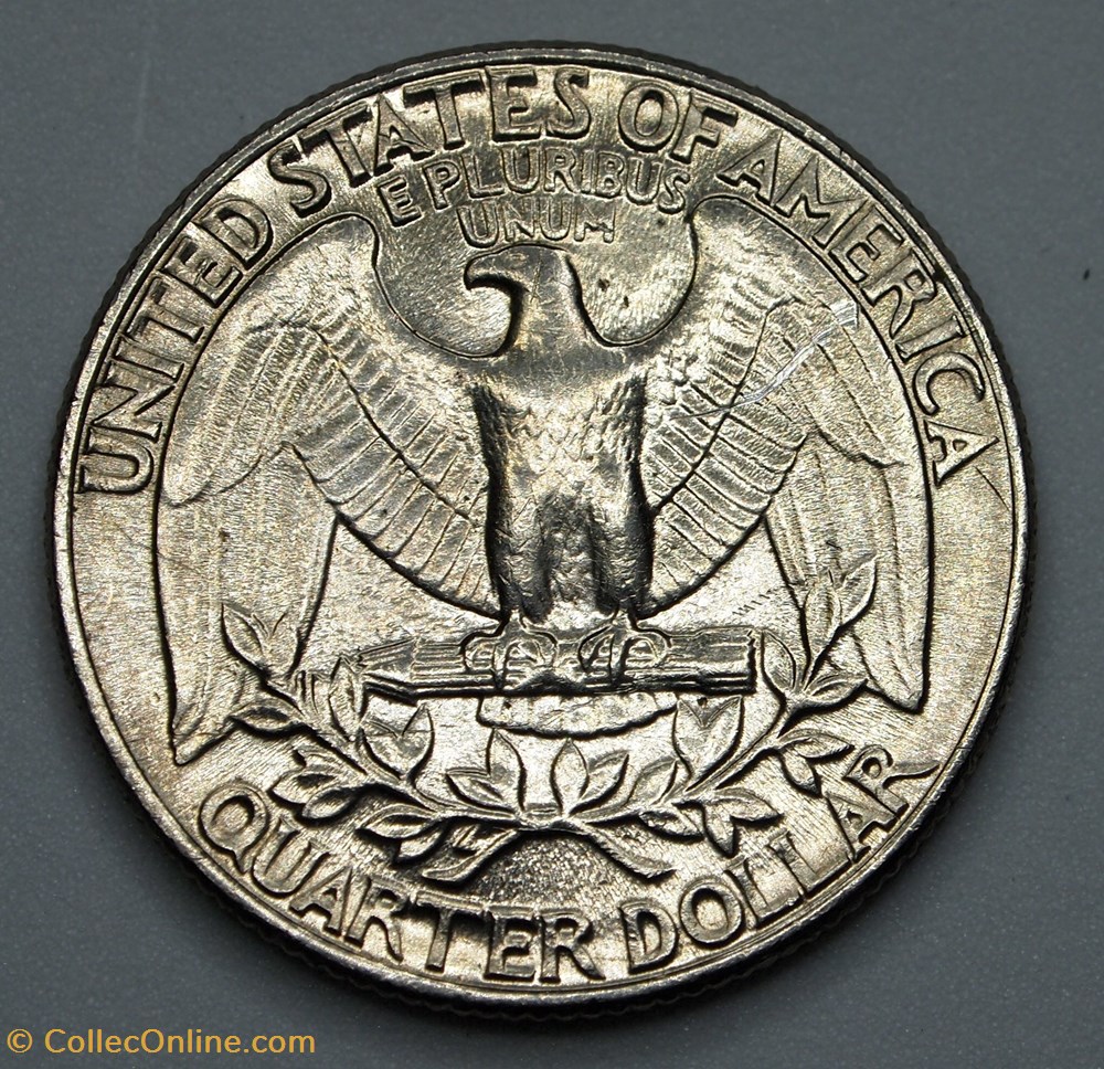 monnaie monde etat uni 1 4 dollar 25 cents 1990 p