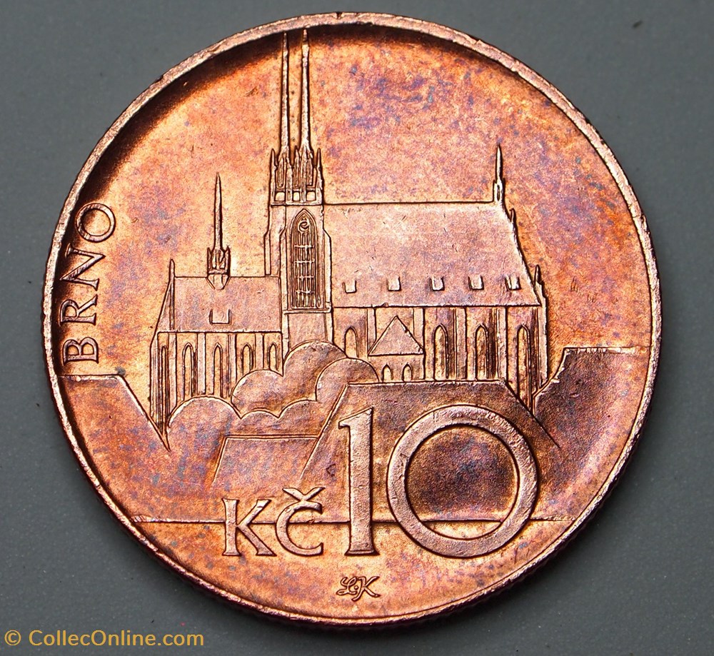 10 Korun - 2017 b monnaie monde republique tcheque 10 korun 2017 b