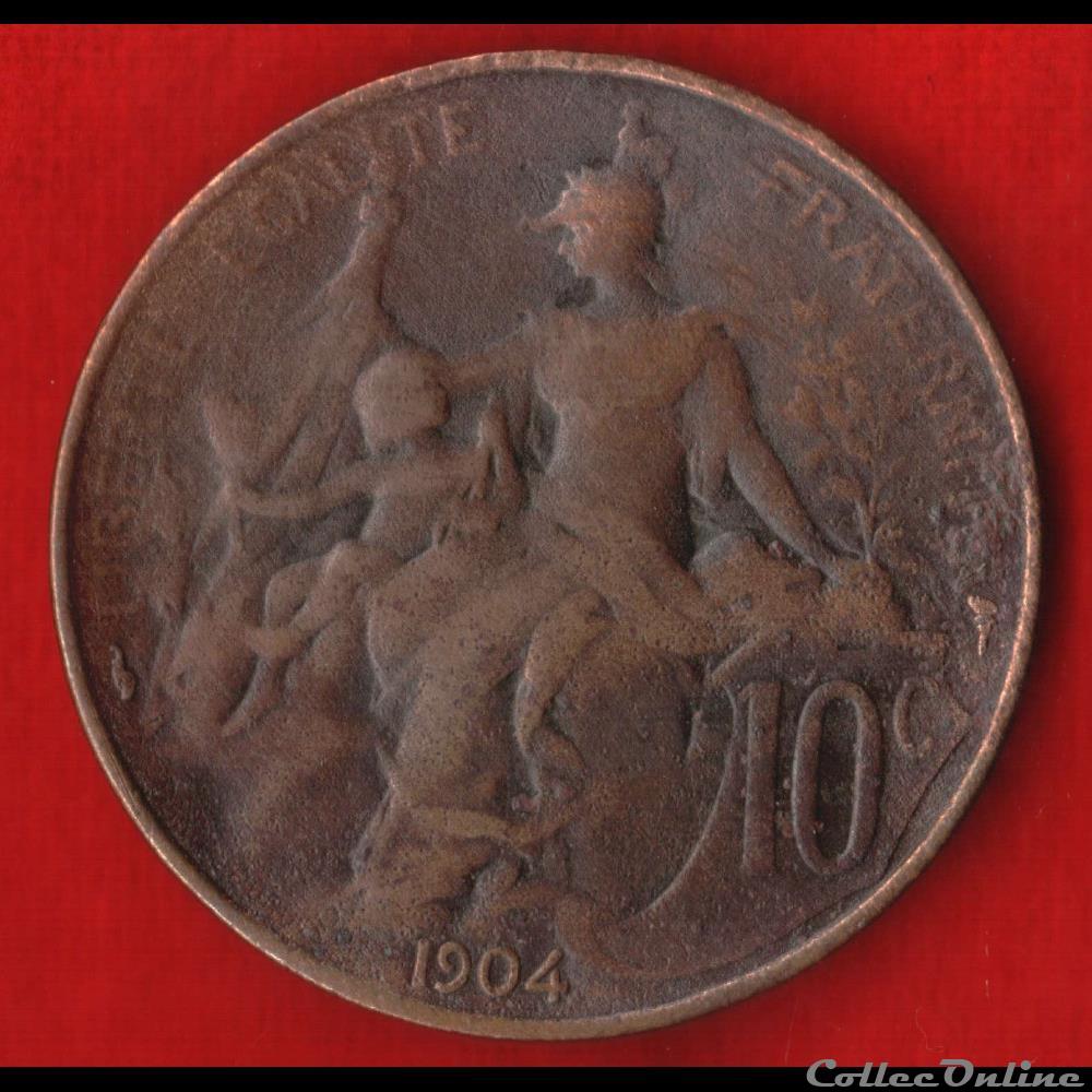 Dupuis - 10 Centimes - 1904 monnaies monde france dupuis 10 centimes 1904