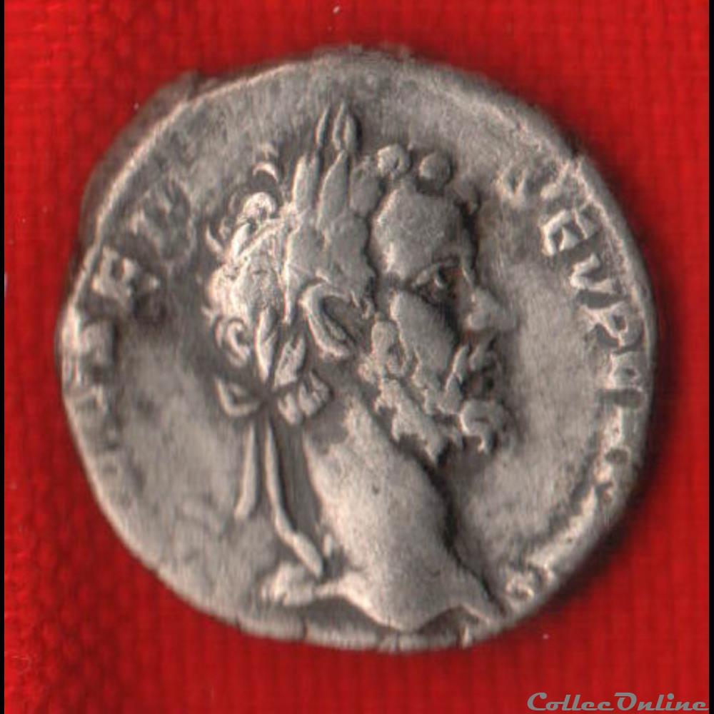 Denier de la Vème légion sous Septime Sévère monnaie antique romaine denier de la veme legion sous septime severe