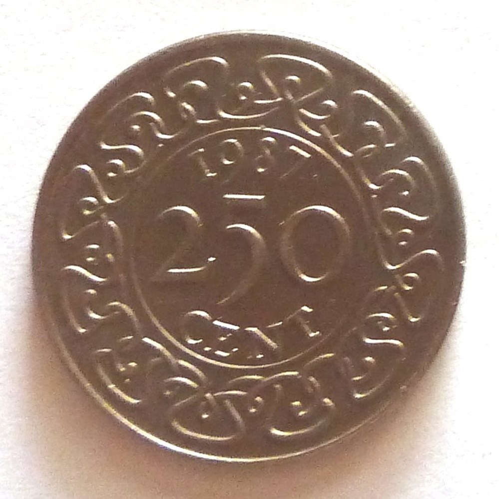 250 Cents - 1987 monnaies monde suriname 250 cents 1987