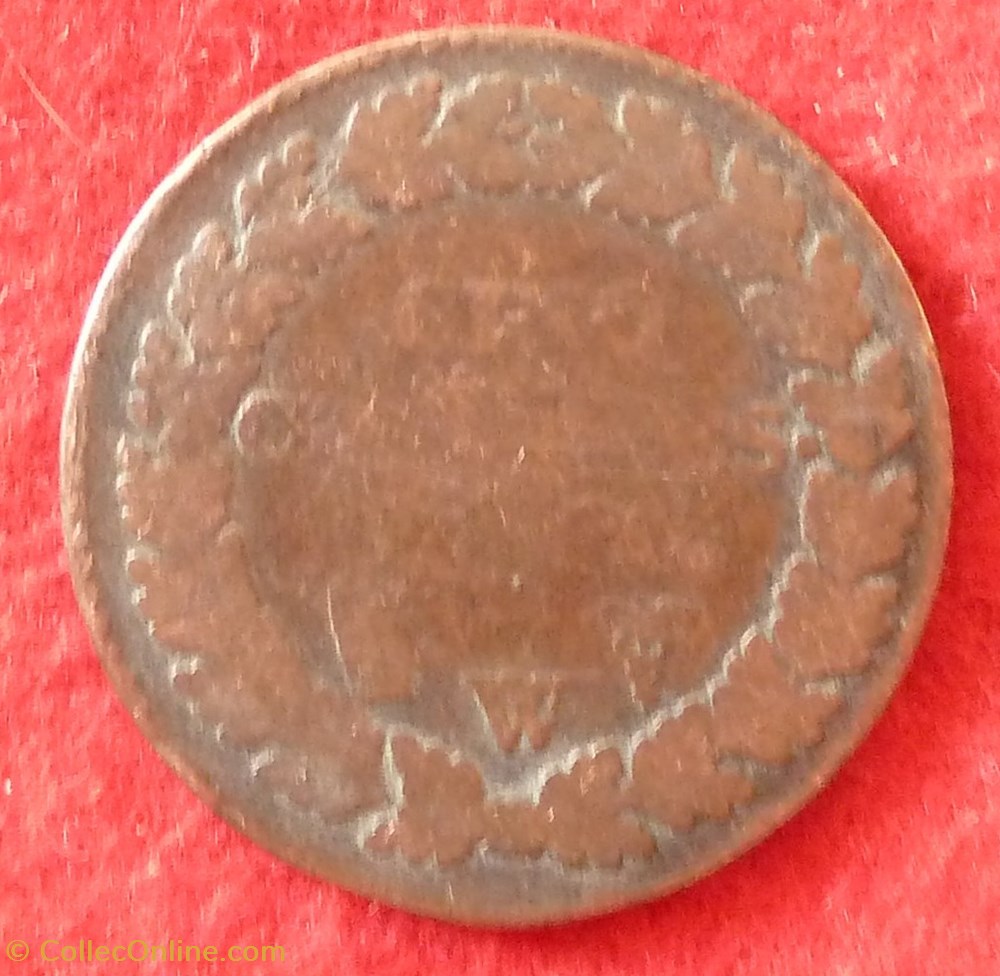Consulat / Directoire - 5 centimes Dupré - AN 5 - Lille monnaies monde france consulat directoire 5 centimes dupre an 5 lille