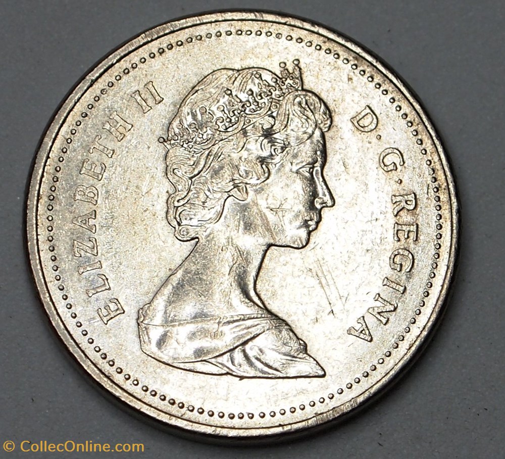 monnaies monde canada 5 cents 1988