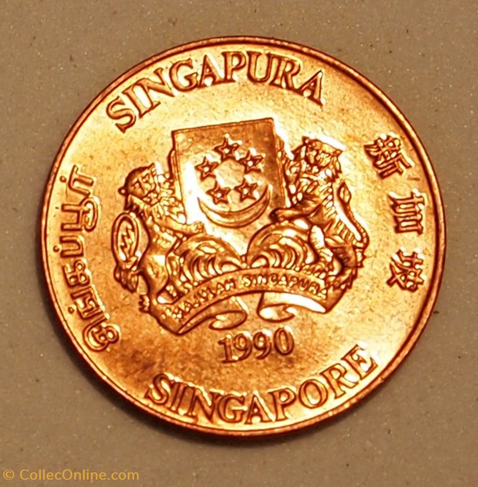 1 Cent - 1990 monnaies monde singapour 1 cent 1990