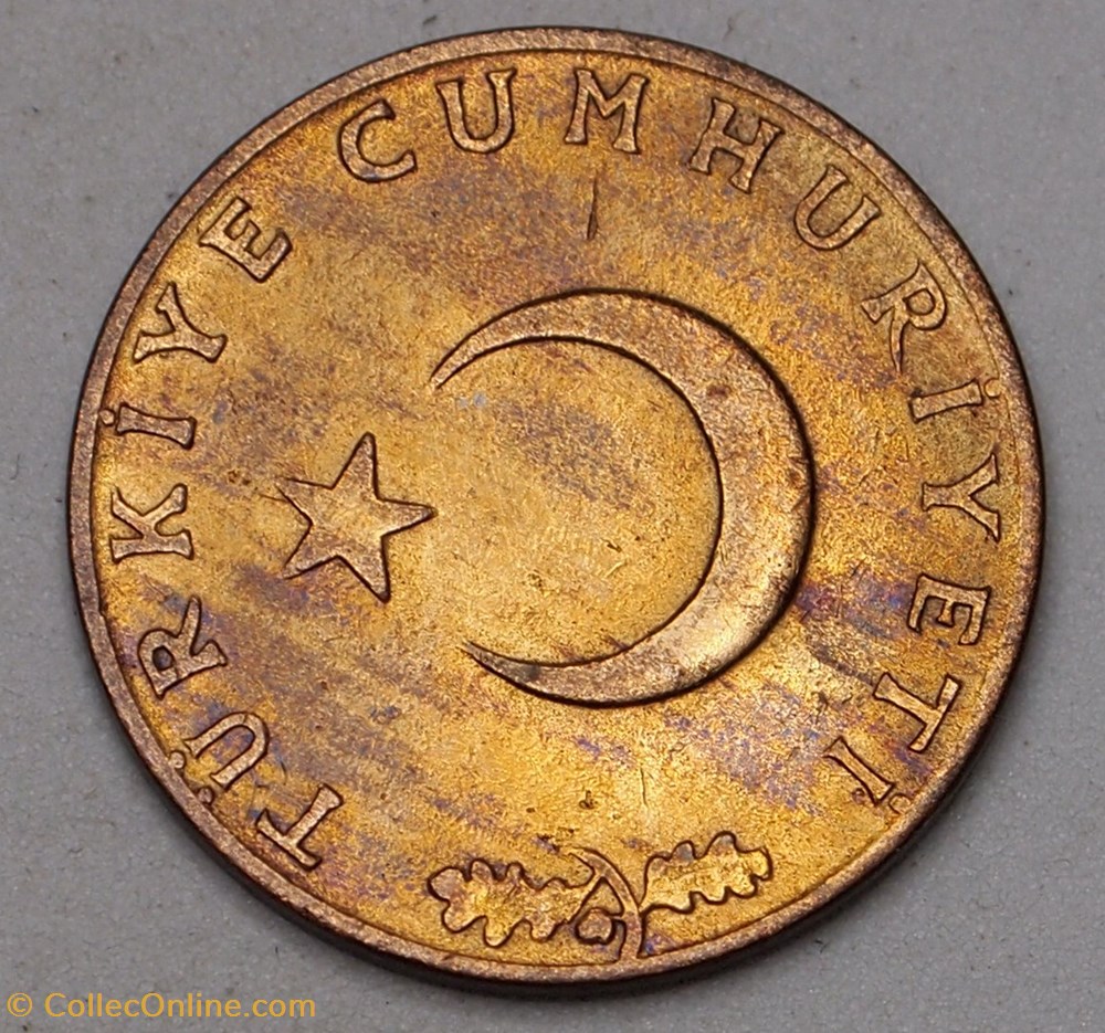 10 Kurus - 1965 monnaies monde turquie 10 kurus 1965