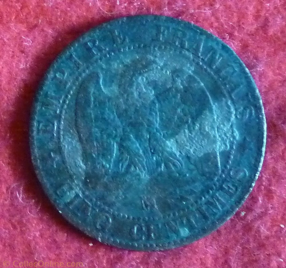 Napoléon III - 5 Centimes - 1854 - Marseille monnaies monde france napoleon iii 5 centimes 1854 marseille