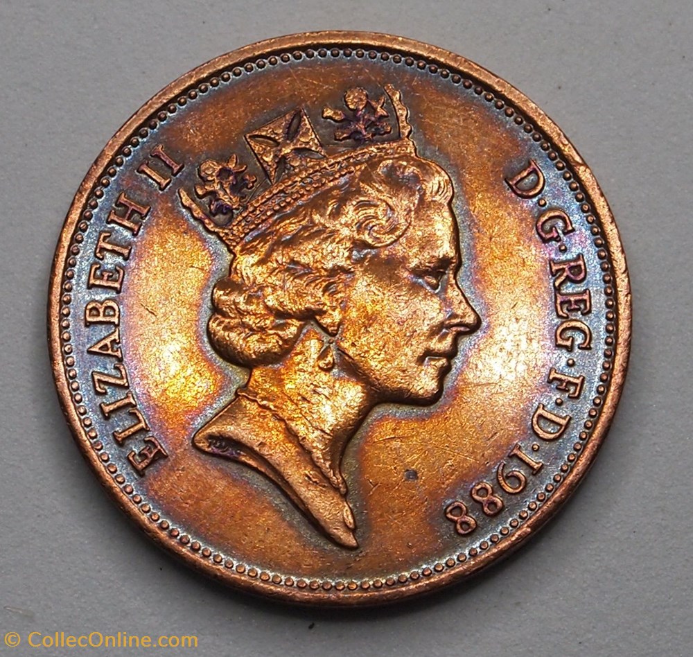 2 Pence - 1988 monnaies monde royaume uni 2 pence 1988