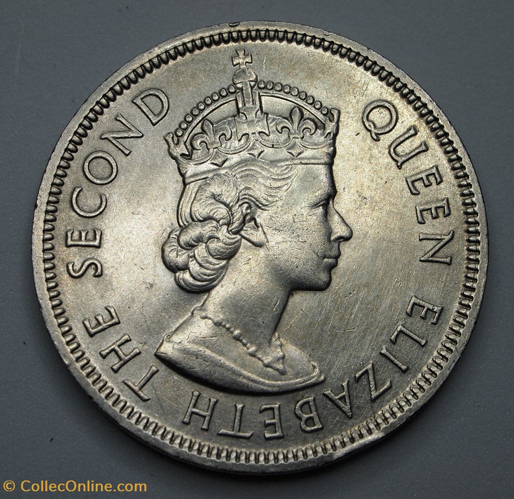 1 Roupie - 1975 monnaie monde maurice 1 roupie 1975