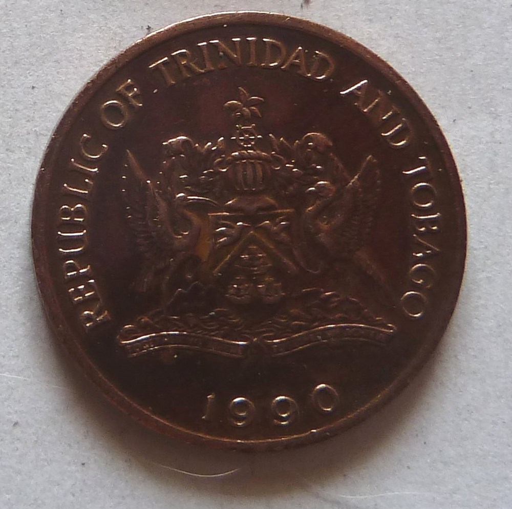 5 Cents - 1990 monnaies monde trinite et tobago 5 cents 1990