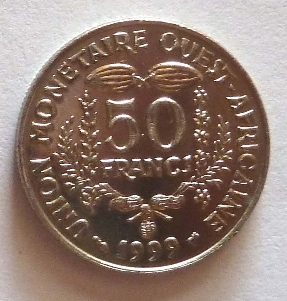 50 Francs - 1999 monnaies monde banque centrale etats de l afrique ouest 50 francs 1999