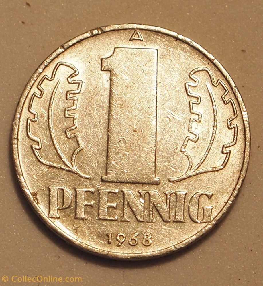 1 Pfennig - 1968 A monnaies monde allemagne 1 pfennig 1968 a