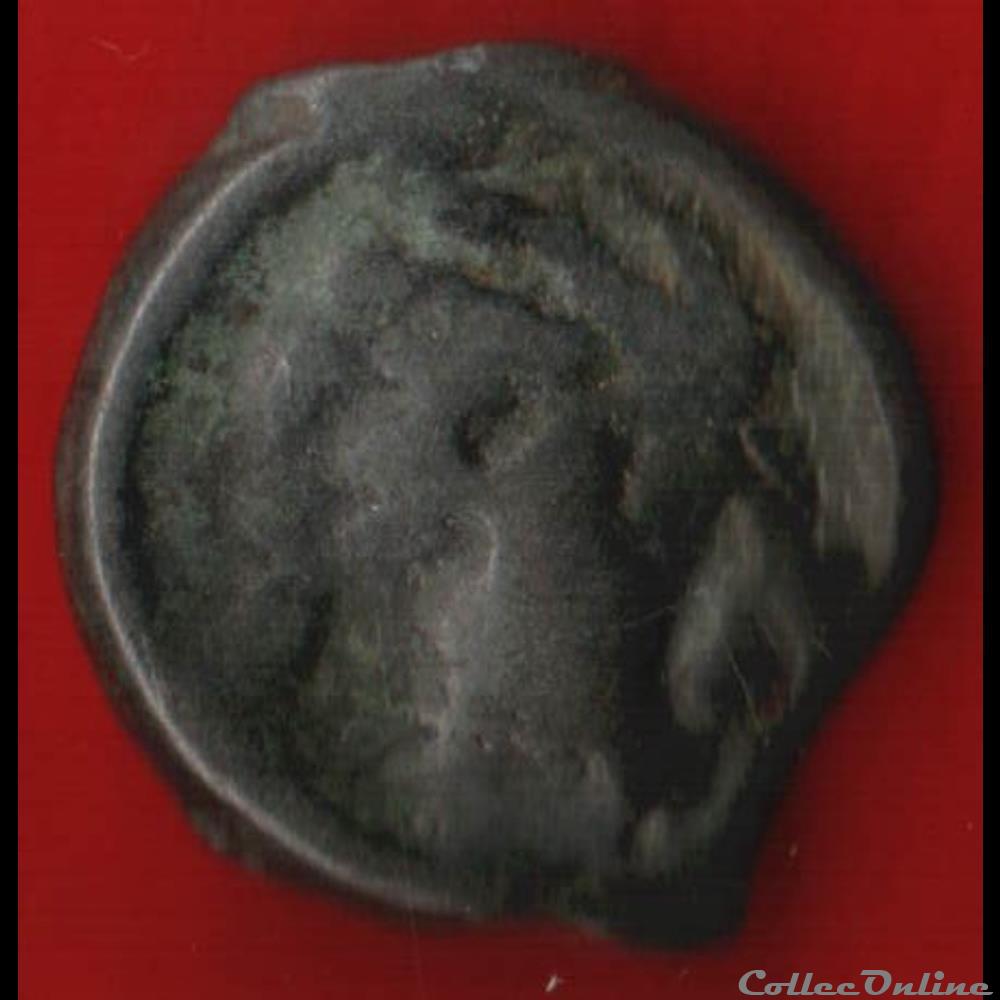monnaies antiques celtes senones potin a la tete d indien
