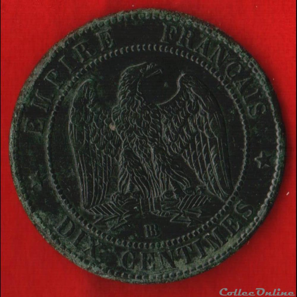 10 Centimes - 1856 - Strasbourg monnaies monde france 10 centimes 1856 strasbourg