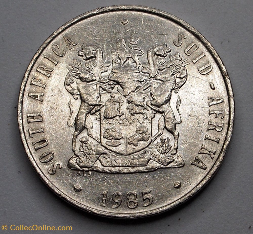 50 Cents - 1985 monnaie monde afrique du sud 50 cents 1985