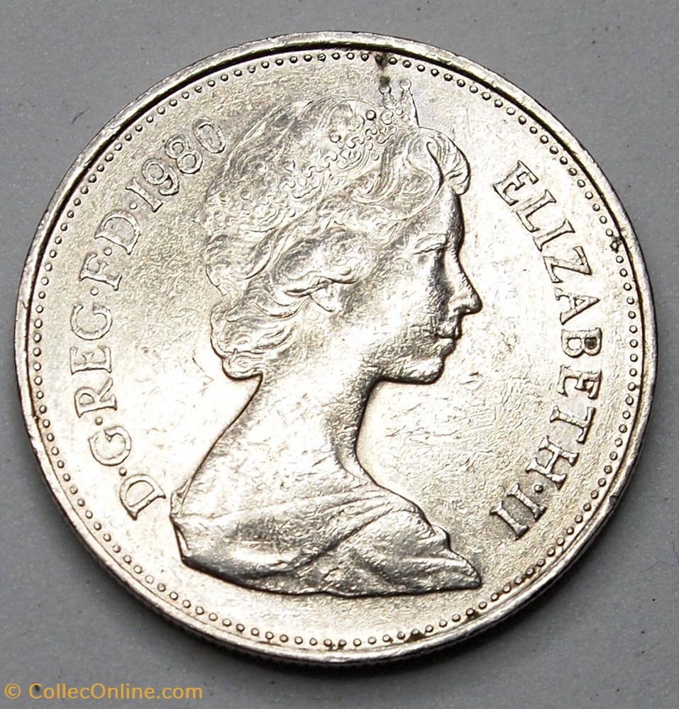 5 Pence - 1980 monnaies monde royaume uni 5 pence 1980