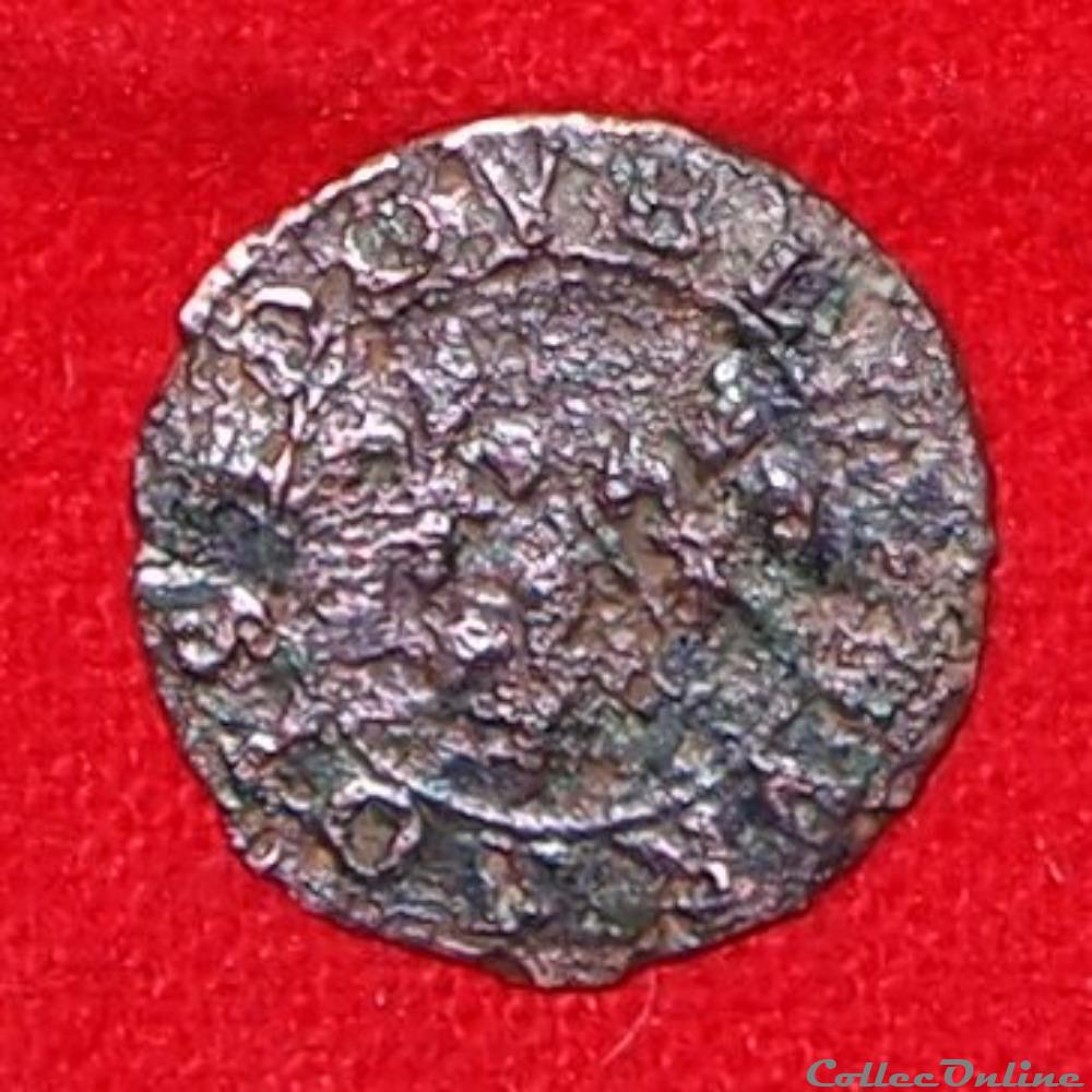monnaies europe medievale france feodales principaute de chateau regnault 16 double tournois