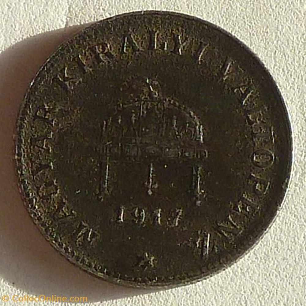 20 Filler - 1917 KB monnaies monde hongrie 20 filler 1917 kb