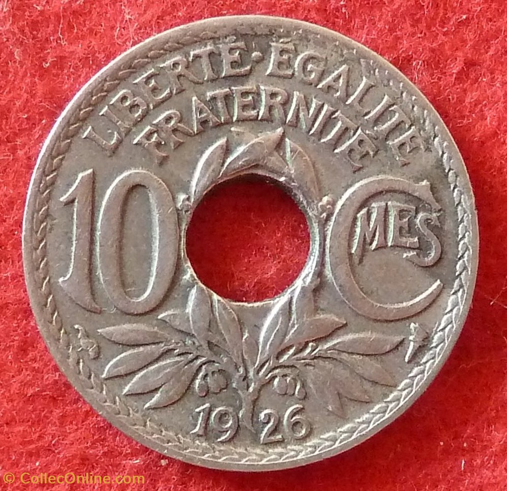 Lindauer - 10 Centimes - 1926 monnaies monde france lindauer 10 centimes 1926