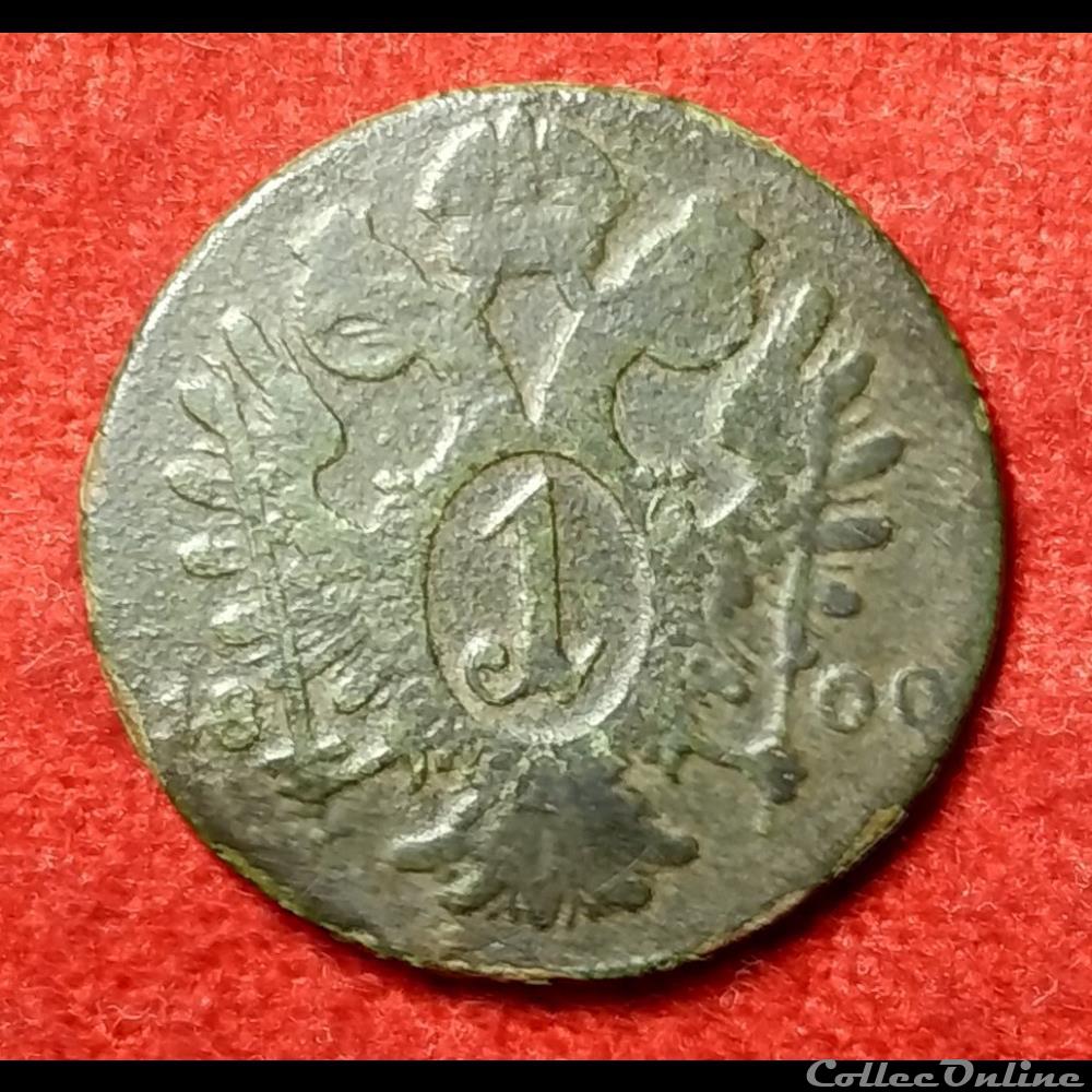 AUTRICHE - 1 Kreuser monnaies monde autriche 1 kreuser