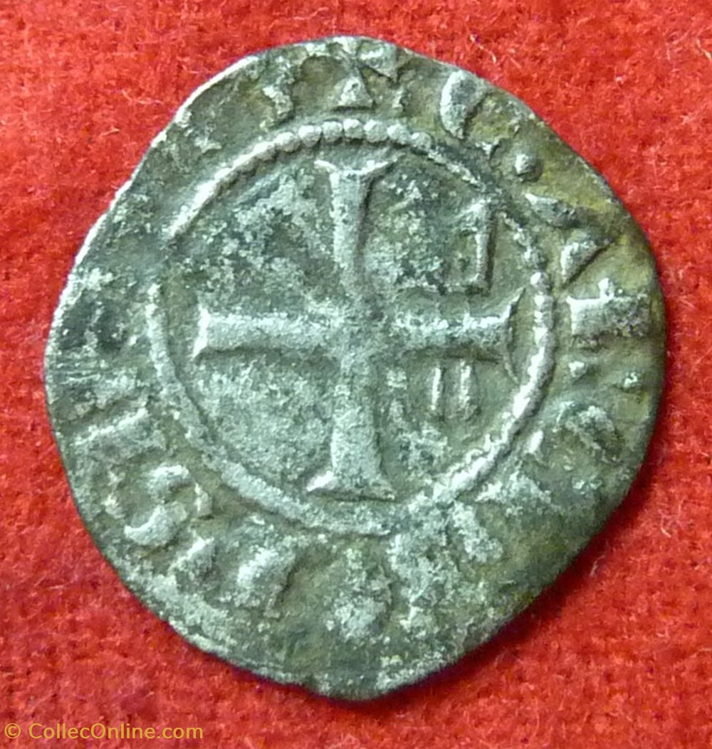 monnaies europe medievale france feodales vicomte et archeveche de narbonne 1306 denier